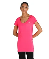 Koszulki i topy damskie - Puma Damska koszulka evoKNIT W T-shirt, Knockout Pink, S - miniaturka - grafika 1