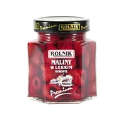 Warzywa w marynacie - Rolnik Malina w lekkim syropie premium 314 ml - miniaturka - grafika 1