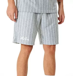 Spodenki męskie - New Era Pinstripe Shorts Newera Hgrwhi Spodenki Męskie - grafika 1