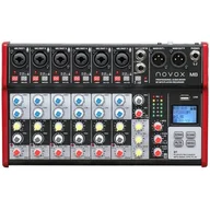 Akcesoria do nagłośnienia - Novox M8 MKII mikser BT/MP3/USB - miniaturka - grafika 1