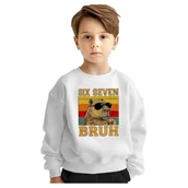 Bluzy dla dziewczynek - BLUZA DZIECIĘCA 67 SIX SEVEN VIRAL CAPYBARA 104 DLA CHŁOPCA DZIEWCZYNKI - miniaturka - grafika 1