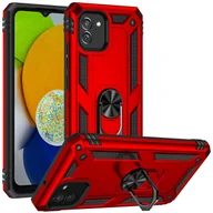 Etui i futerały do telefonów - Etui na telefon komórkowy Armor Shield do Samsung Galaxy A03 pokrowiec Ultra Hybrid Case pokrowiec ochronny na telefon komórkowy, czerwony - miniaturka - grafika 1
