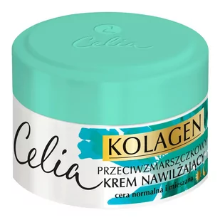 Celia Kolagen przeciwzmarszczkowy krem nawilżający z algami 50ml - Kremy do twarzy - miniaturka - grafika 1
