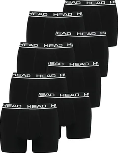 Bokserki męskie HEAD, 2-pak - Basic, bawełna stretch, jednokolorowe, czarne M - Majtki męskie - miniaturka - grafika 1