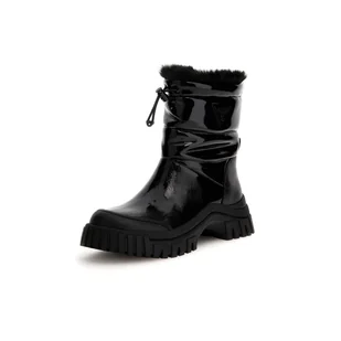 Damskie Buty zimowe GUESS LOLITA2 FL8LO2PAT10-BLACK – Czarny - Półbuty damskie - miniaturka - grafika 1