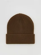 Czapki męskie - Reserved - Czapka beanie z dodatkiem wełny - brązowy - miniaturka - grafika 1