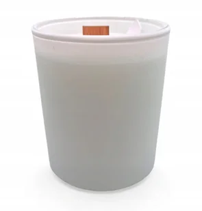 Świeca Sojowa Ręcznie wykonana biały mat Handmade 230 ml Piżmo - Świece - miniaturka - grafika 1