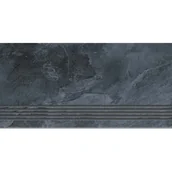 Płytki ceramiczne - Cer-Art Studio Stopnica Belize grey structure mat 29,8x59,8 - miniaturka - grafika 1