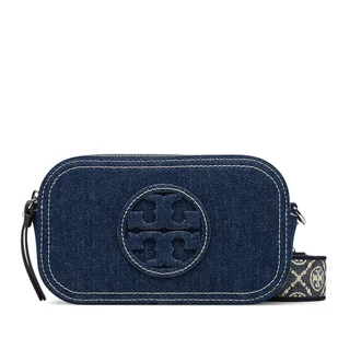 Torebka Tory Burch Mini Miller 169246 Granatowy - Torebki damskie - miniaturka - grafika 1