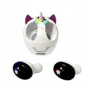 Słuchawki - SONY AEP 03PK BIAŁE JEDNOROŻEC - miniaturka - grafika 1