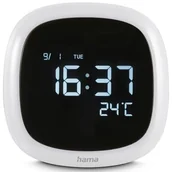 Dekoracje domu - Budzik HAMA Bora Bora Biały - miniaturka - grafika 1