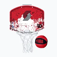 Koszykówka - Zestaw do mini-koszykówki Wilson NBA Team Mini Hoop Portland Trail Blazers - miniaturka - grafika 1