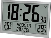 Termometry domowe - JVD Zegar JVD RB9412.2 Termometr DCF77 Dni Tygodnia po polsku 42x29 cm . - miniaturka - grafika 1