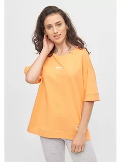 Koszulki i topy damskie - Bench Koszulka "Regina" w kolorze brzoskwiniowym - grafika 1