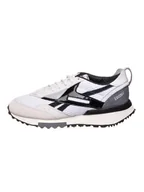 Trampki męskie - Reebok Skórzane sneakersy w kolorze biało-kremowo-czarnym - miniaturka - grafika 1
