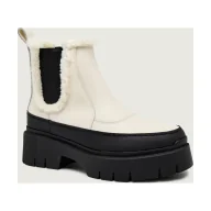 Sztyblety damskie - HUGO Skórzane sztyblety Kris_ChBootie_FRLT | shearling - miniaturka - grafika 1