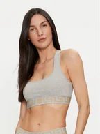 Bielizna sportowa damska - Versace Biustonosz top AUD01039 Szary - miniaturka - grafika 1