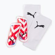 Piłka nożna - Ochraniacze na golenie PUMA Ultra Flex Sleeve puma white/ultra blue/fire orchid - miniaturka - grafika 1