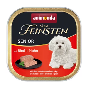 Animonda Vom Feinsten Megapakiet vom Feinsten Senior 24 x 150 g Dwa smaki - Mokra karma dla psów - miniaturka - grafika 3