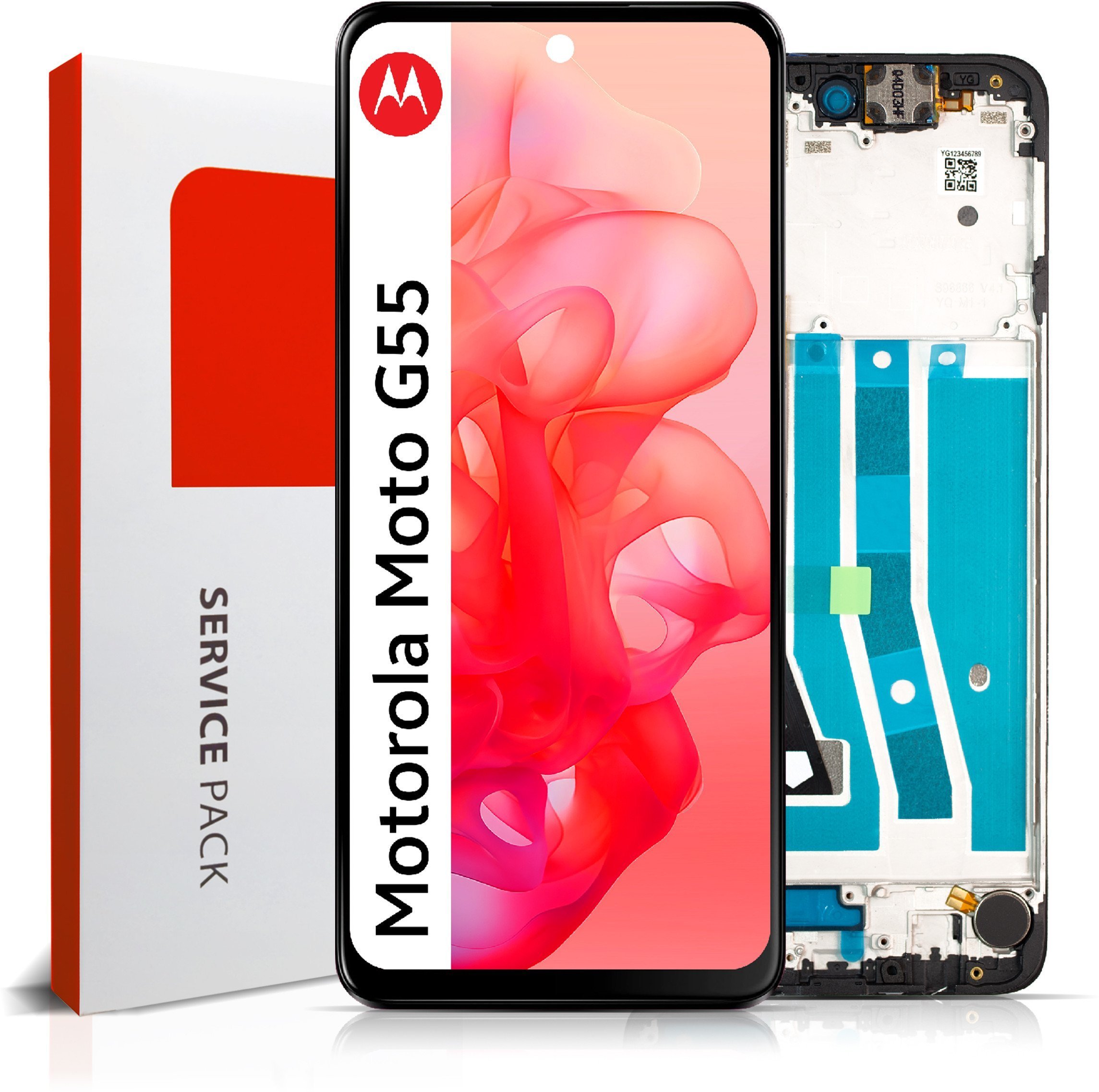 Wyświetlacz do Motorola Moto G55 Ekran LCD Ramka Oryginał Zila XT2435-2 5904858346868