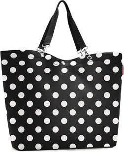 Torba Shopper w białe grochy XL - Torby i wózki na zakupy - miniaturka - grafika 1