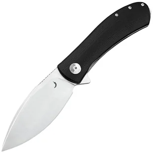 Nóż składany Trollsky Knives Mandu XL Satin D2/Black G10 - Noże - miniaturka - grafika 1