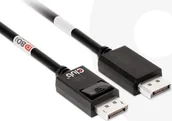 Kable komputerowe i do monitorów - Club 3D Club3D Kabel DisplayPort 2.1 na DisplayPort 2.1 4K120Hz/8K60Hz HDR M/M, 1.2m, černá - miniaturka - grafika 1