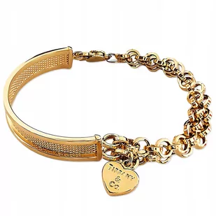 Złota Bransoletka 585 Z Łańcuszkami 11,18G Serce - Pierścionki - miniaturka - grafika 1