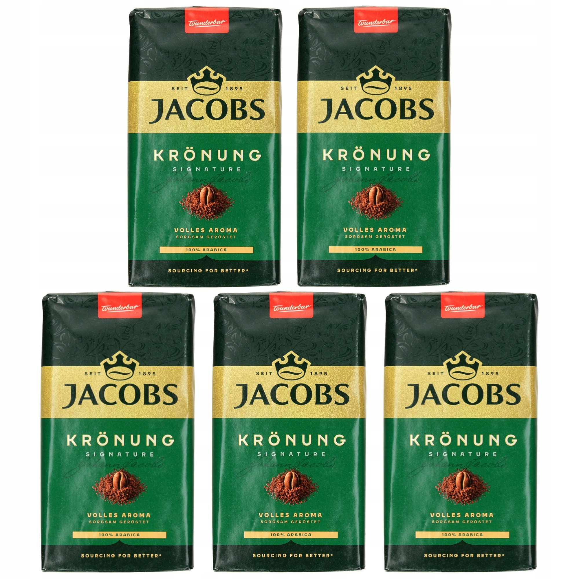 Kawa mielona Jacobs Kronung 5 x 500g