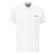 Odzież taktyczna i umundurowanie - Alpha Industries Basic Polo SL 106600 09 - Biała  L - miniaturka - grafika 1