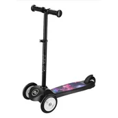 Hulajnogi - Hulajnoga dla dzieci NILS FUN HLB1503 Space Czarny - miniaturka - grafika 1