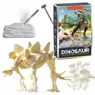 WOOPIE Zabawka Kreatywna Dinozaur Szkielet Wykopalisko Archeologiczne - Mały naukowiec - miniaturka - grafika 1