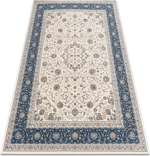 Dywan NAIN Ornament, ramka 7179/51613 beż / niebieski beżowy 80x150 cm - Dywany - miniaturka - grafika 1