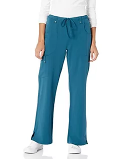 Spodnie damskie - Dickies Xtreme damskie spodnie ze stretchem ze ściągaczem, Karaibski, S Wysoki - grafika 1