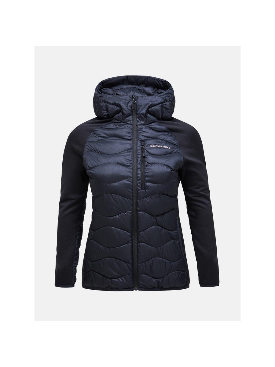 Damska kurtka puchowa Peak Performance W Helium Down Hybrid Hood czarny XS