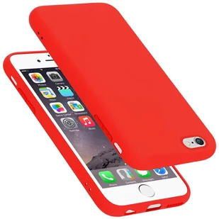 Pokrowiec Do Apple iPhone 6 / 6S Etui w LIQUID CZERWONY TPU Silikon Case Cover Obudowa Ochronny Cadorabo - Etui i futerały do telefonów - miniaturka - grafika 1