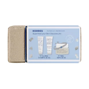 Korres Superfeed your Skin Discovery Kit Zestaw do pielęgnacji twarzy - Żele do mycia twarzy - miniaturka - grafika 1