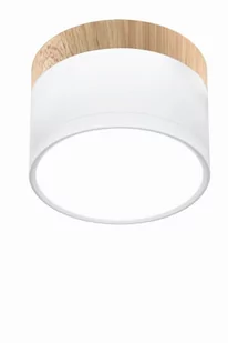 Candellux Oprawa natynkowa TUBA IP20 śr. 8.8 cm biała LED - Oprawy, klosze i abażury - miniaturka - grafika 1