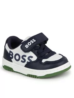 Buty dla chłopców - Boss Sneakersy J50875 S Granatowy - grafika 1