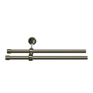 Karnisz podwójny Goodhome Antiki II 16 mm 200 cm kula złoty - Karnisze - miniaturka - grafika 1