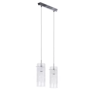 Italux Lampa wisząca Max 2 x 40 W E27 chrom MDM1957/2 - Lampy sufitowe - miniaturka - grafika 1