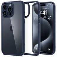 Etui i futerały do telefonów - Etui Spigen Ultra Hybrid do iPhone 15 Pro navy blue - miniaturka - grafika 1