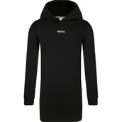 Sukienki i spódniczki dla dziewczynek - BOSS Kidswear Sukienka | Regular Fit - miniaturka - grafika 1