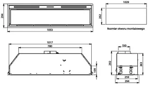 Zestaw FALMEC płyta indukcyjna 90 H2H | 90x50 + okap GRUPA SILNIKOWA PLUS 105 biały - Zestawy AGD - miniaturka - grafika 2