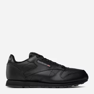 Buty dla dziewczynek - Sneakersy dziecięce Reebok Classic Leather 50149 34.5 (3.5US) 22.5 cm Czarne (664712424242) - grafika 1