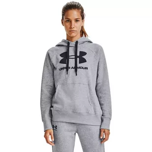 Bluza damska Under Armour Rival Fleece Logo Hoodie - Bluzy sportowe damskie - miniaturka - grafika 1