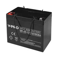 Baterie do zasilaczy awaryjnych UPS - VOLT Akumulator AGM VPRO 12V 55 Ah - WYPRZEDAŻ - ostatnie sztuki tego produktu. Nie zwlekaj - miniaturka - grafika 1