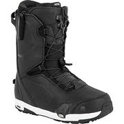 Buty snowboardowe - Nitro Męskie profile snowboardowe TLS 23 All Mountain Freeride Freestyle Highend Premium system szybkiego sznurowania Step On Boot Snowboardboot, Black, MP 26,5 // EU 40 2/3 // US 8,5 - miniaturka - grafika 1