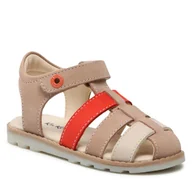 Sandały damskie - Kickers Sandały Nonosti 895190-10 S Beige Rouge 113 - miniaturka - grafika 1