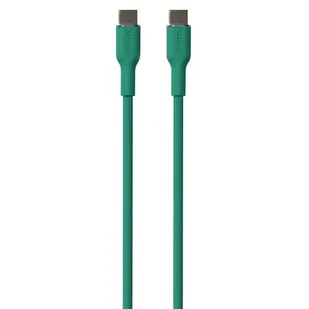 PURO ICON Soft Cable – Kabel USB-C do USB-C 1.5 m (Jade) - Kable USB - miniaturka - grafika 1